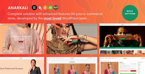 Anarkali v1.0.9 – Fashion Shop Ecommerce Elementor Theme