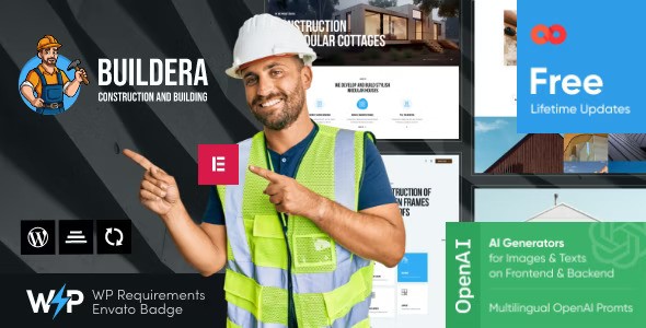 Buildera v1.0 – Construction & Building WordPress Theme