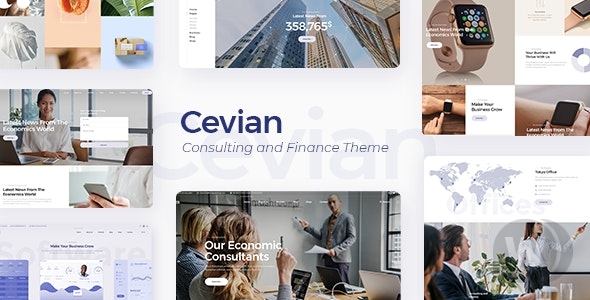 Cevian v1.2 - 商务 WordPress 模板