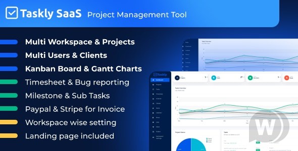 TASKLY SaaS v5.9 - 项目管理源码