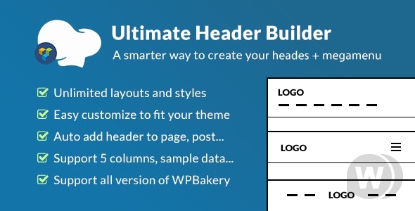 Ultimate Header Builder v1.8 - WPBakery Page Builder 的插件