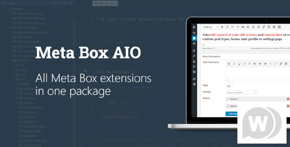 Meta Box AIO v1.31.0（已汉化） - WordPress 元框和自定义字段插件