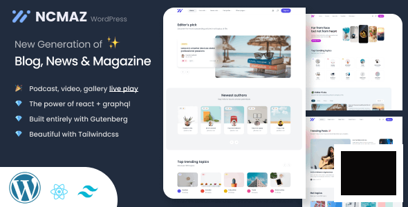 Ncmaz v4.3.6 - 博客杂志 WordPress 主题