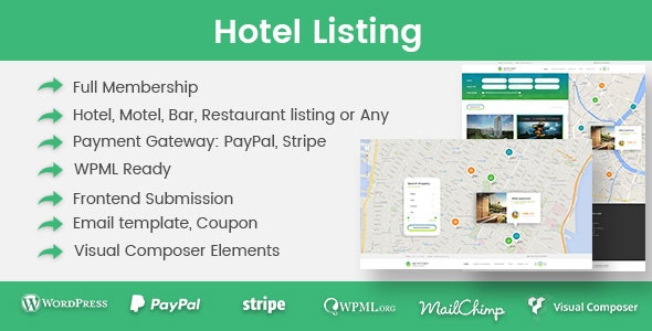 Hotel Listing v1.4.0 - WordPress酒店列表插件