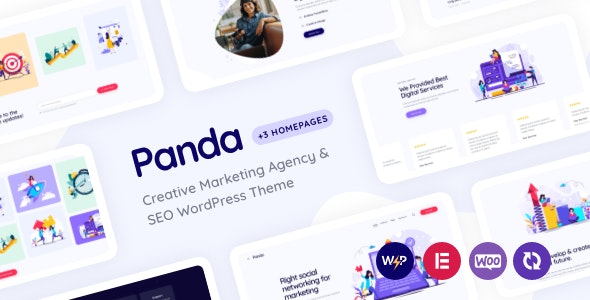 Panda v1.18 - 创意营销机构和 SEO WordPress 主题