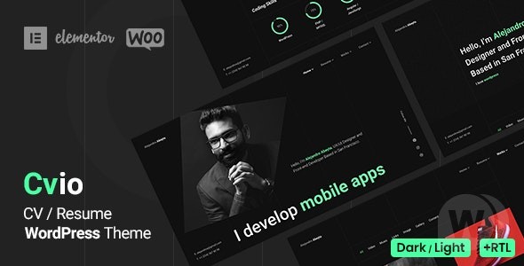Cvio v3.2.4 - WordPress 简历模板