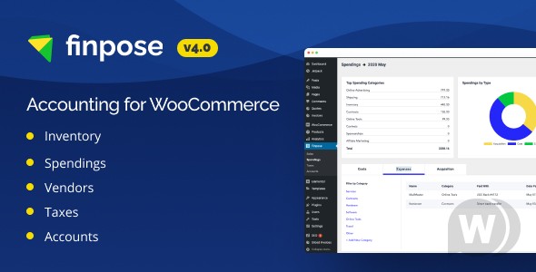 Finpose PRO v4.0.1 - WooCommerce 的簿记