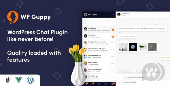 WP Guppy Pro v4.3.1 - WordPress 实时聊天插件