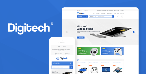 Digitech v1.1.6 – WooCommerce的技术主题