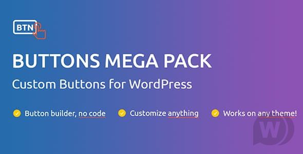 Buttons Mega Pack Pro v2.4（已汉化） - 用于创建 WordPress 按钮的插件