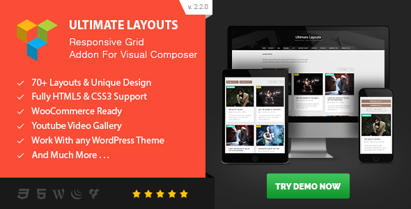 Ultimate Layouts v3.0.8（已汉化） - Visual Composer 的响应式网格