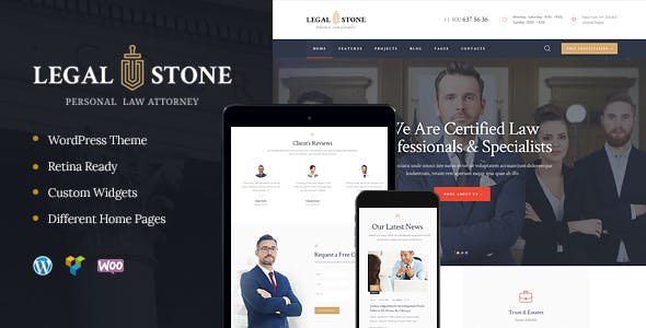 Legal Stone v1.2.2 - WordPress 律师主题