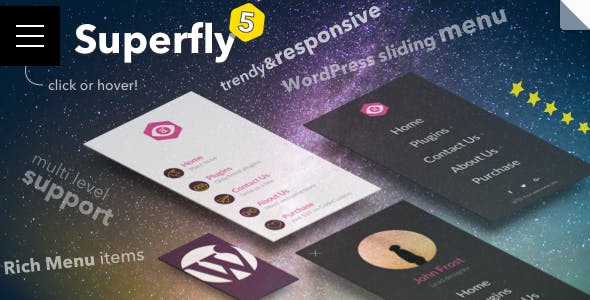 Superfly Responsive Menu v5.0.24 – WordPress 菜单插件