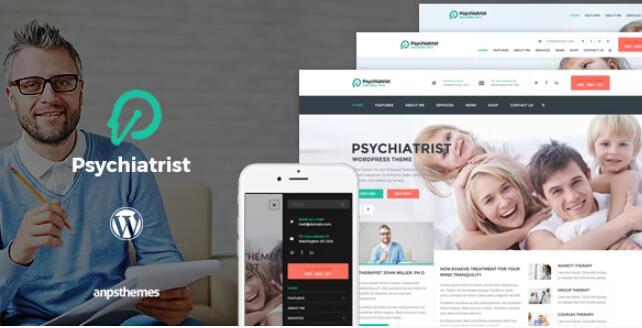 Psychiatrist v2.3 - WordPress 心理医生主题