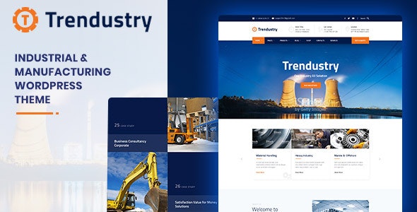 Trendustry v1.0.8 -  WordPress 工业和制造主题