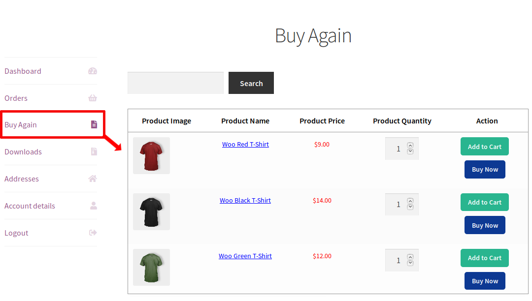 Woocommerce Buy Again v4.8.0 - Woocommerce 再次购买插件