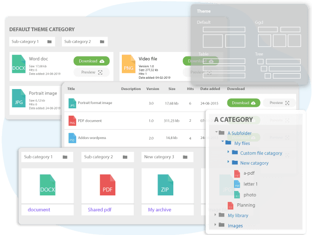 JoomUnited WP File Download v5.9.8（已汉化） - WordPress文件管理器插件