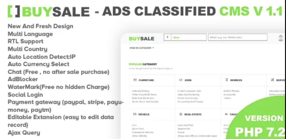 Premium Classified Ads Php Script v1.1 - 高级分类广告PHP源码