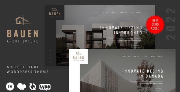 BAUEN v9.0 - WordPress 建筑和室内设计主题