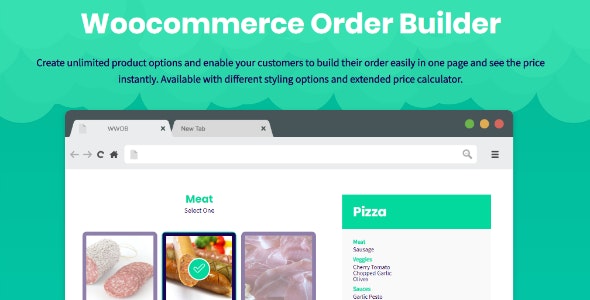 WooCommerce Order Builder | Combo Products & Extra Options v1.1.7