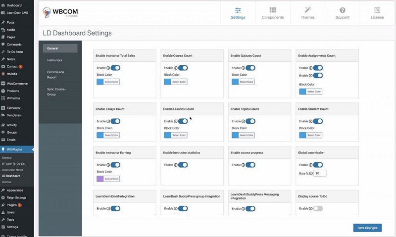 Learndash Dashboard v6.4.1（已汉化） - Learndash仪表板