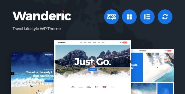 Wanderic v1.0.3 - WordPress 旅游博客主题