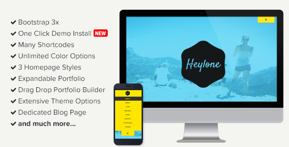 Heylone v2.2 - WordPress 单页视差主题