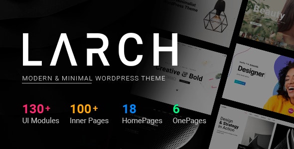 Larch v2.4 - 响应式最小多用途 WordPress 主题