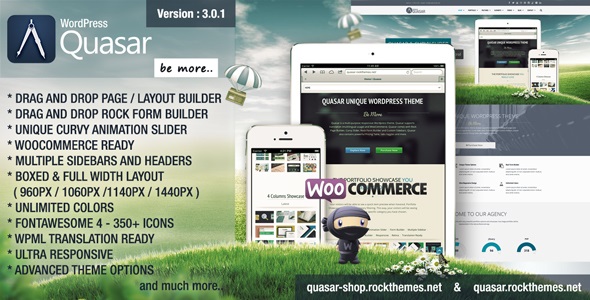 Quasar v4.7 - 带有 Animation Builder的最佳 WordPress 主题