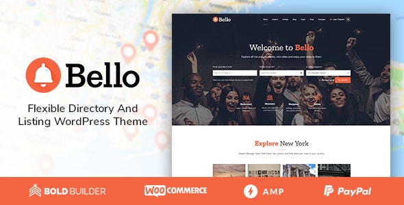 Bello v1.6.9 - 目录和列表 WordPress 主题