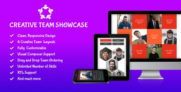 Creative Team Showcase v2.7.0 - WordPress的团队展示插件