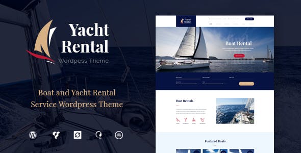 Yacht and Boat Rental Service v1.2.5 - WordPress 游艇和船只租赁服务主题