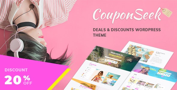 CouponSeek v1.3.1 - 优惠和折扣 WordPress 主题