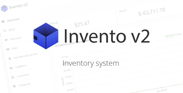 Invento v2 v1.07 - 库存系统