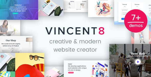 Vincent Eight v1.20 - WordPress 响应式多用途主题