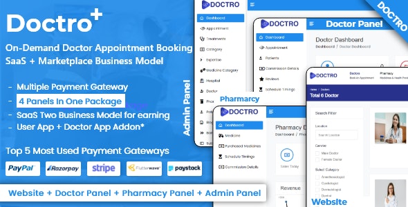 On-Demand Doctor Appointment Booking SaaS Marketplace Business Model v8.1.0 - 按需医生预约