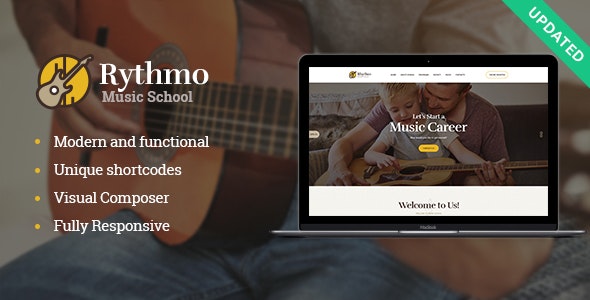 Rythmo v1.2.4 - 音乐学院 WordPress 主题