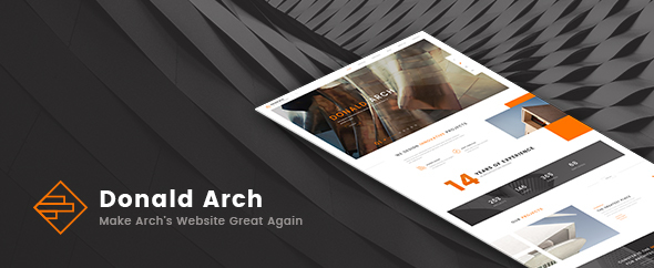 Donald Arch v1.2.0 - 创意建筑 WordPress 主题