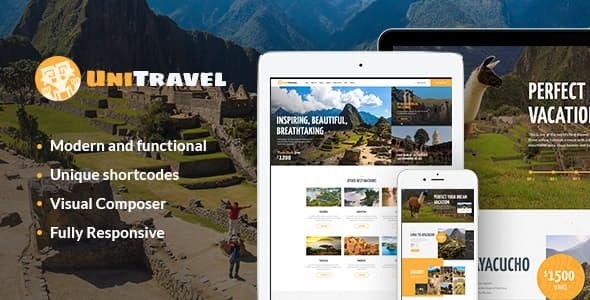 UniTravel v1.2.6 - Travel Agency & Tourism Bureau WordPress Theme