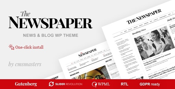 The Newspaper v1.1.4 - 新闻杂志社论 WordPress 主题