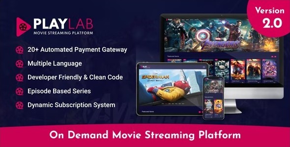 PlayLab v3.1（已汉化） - 点播电影流媒体平台