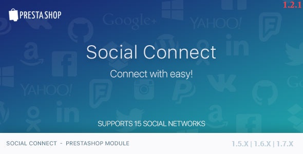 Social Connect v1.2.1 - PrestaShop 模块