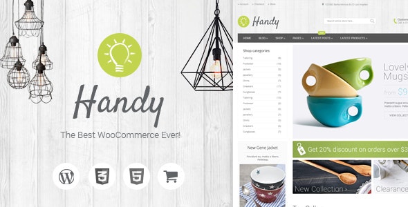 Handy v5.2.1 – WordPress 手工制作商店WooCommerce主题