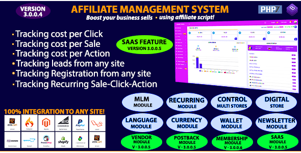 Affiliate Management System v9.0.0.2（已汉化95%） - 会员管理系统源码