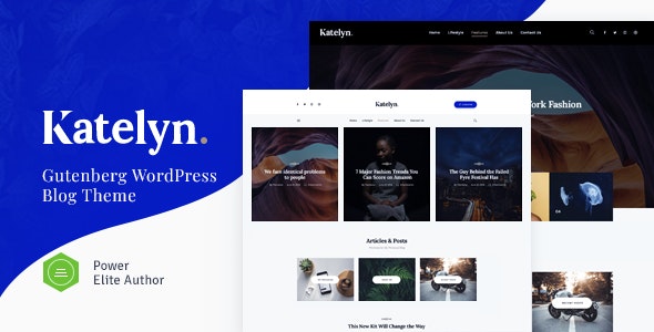 Katelyn v1.0.9 - Creative Gutenberg Blog WordPress Theme