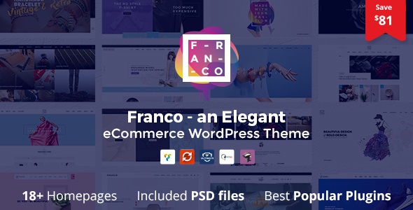 Franco v1.3.6 - 优雅的 WooCommerce WordPress 主题