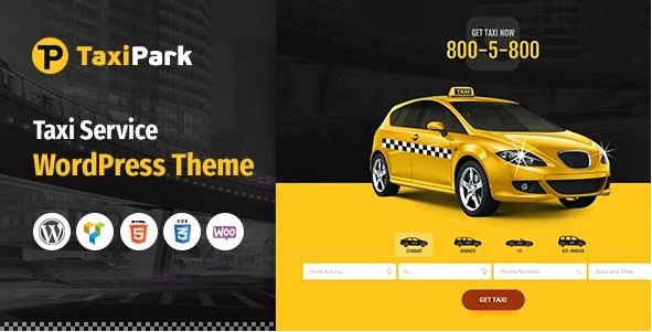 TaxiPark v1.6.5 – WordPress出租车服务公司主题