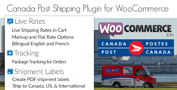 Canada Post Woocommerce Shipping Plugin v1.7.19