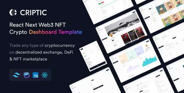 Criptic v2.7.1 - React Next Web3 NFT 加密仪表板