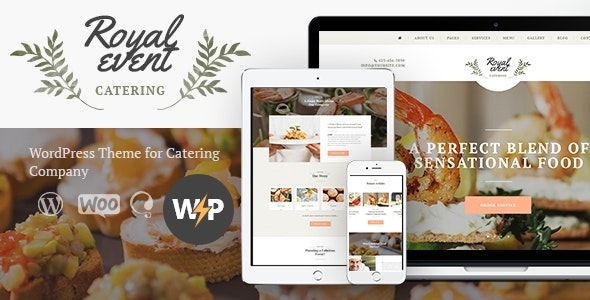 Royal Event v1.5.9 - 婚礼策划师和餐饮公司 WordPress 主题